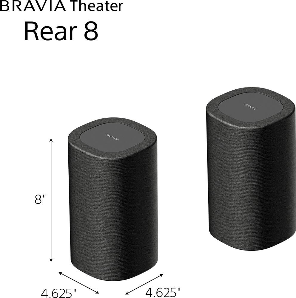 BRAVIA Theater Rear 8  
SONY  
8"  
4.625"