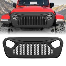 AMERICAN MODIFIED - Vader Grille for 2018+ Jeep Wrangler JL & 2020+ Gladiator JT - Matte Black