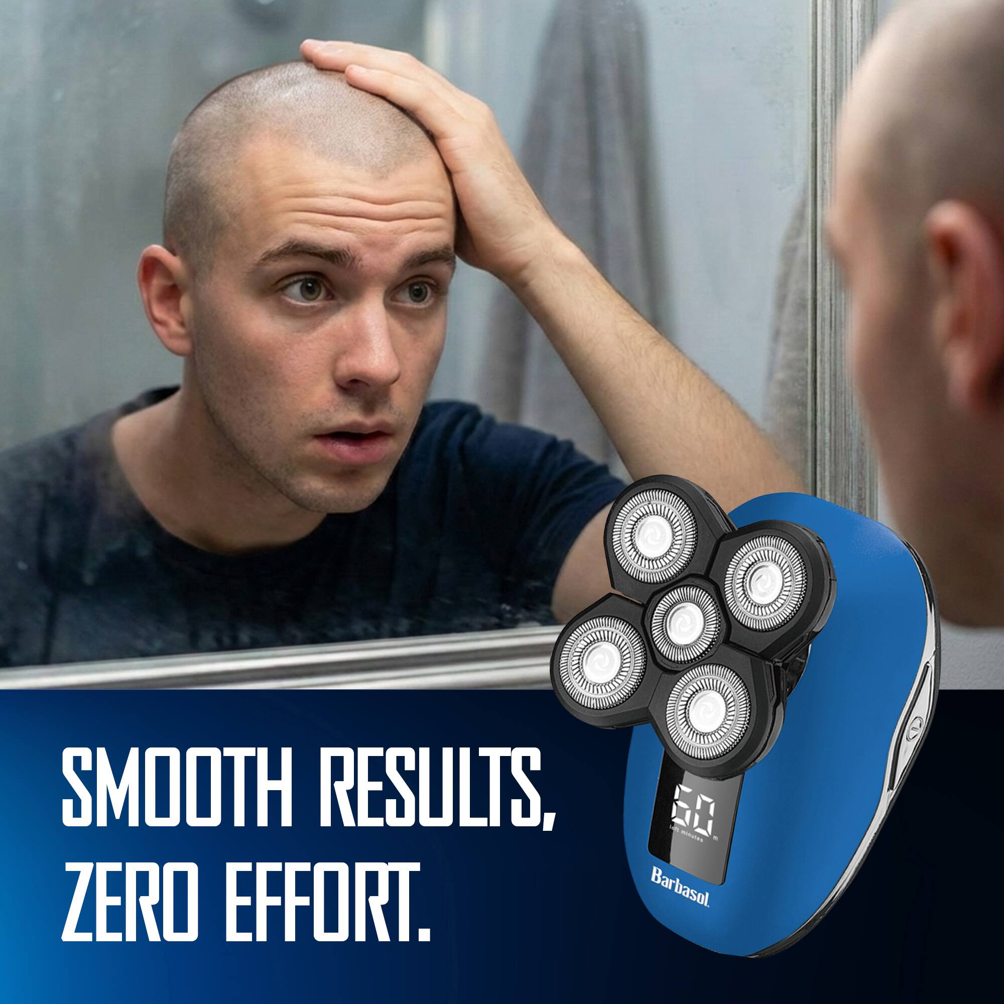 SMOOTH RESULTS, ZERO EFFORT.  
Barbasol