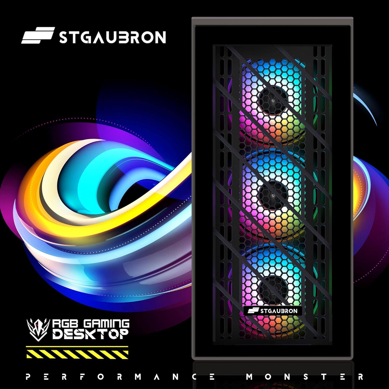 STGAUBRON RGB GAMING DESKTOP STGAUBRON PERFORMANCE MONSTER