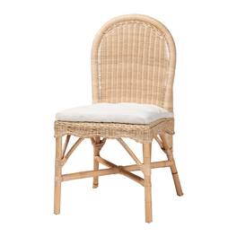 bali & pari - Bilu Bohemian Rattan Dining Chair - Natural