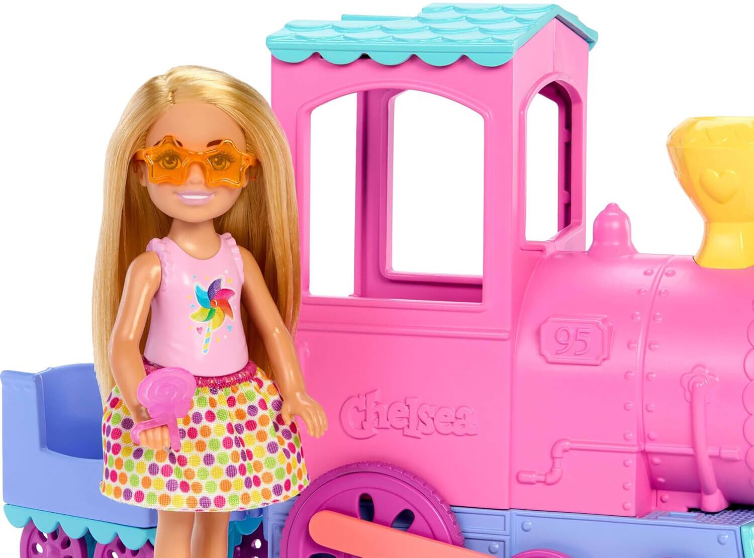 Alt View 3. Mattel - Barbie Day at the Fair Chelsea Carnival Train, Blonde   - COLLECTIBLES - Multicolor.