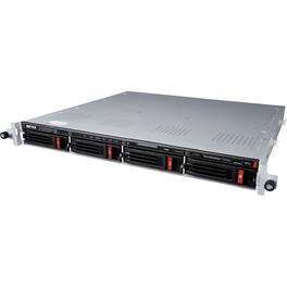 Buffalo - TeraStation 5420RN 4-Bay Secure Business Rackmount NAS 64TB (4x16TB) w/ Hard Drives Included - Annapurna Labs - Black