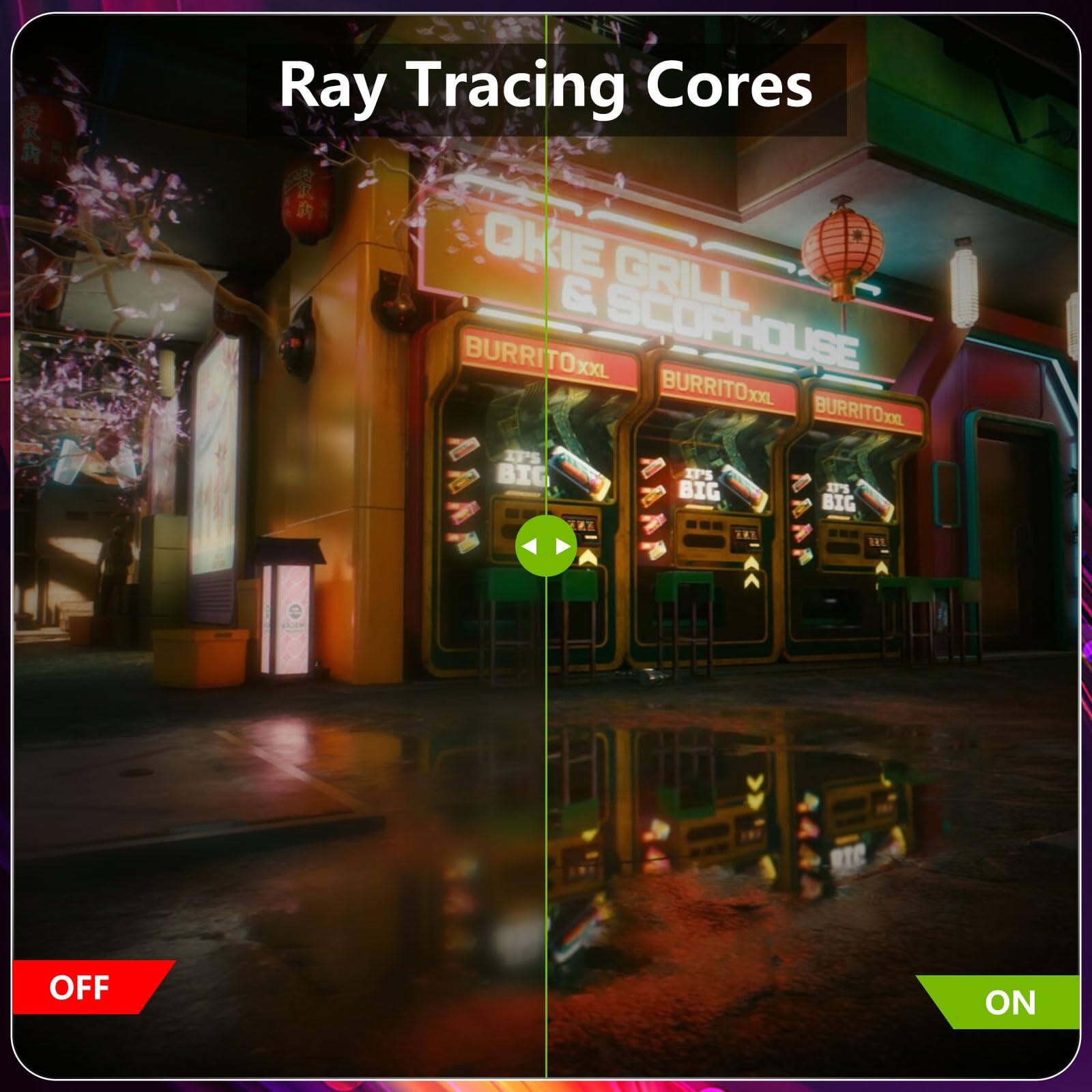 Ray Tracing Cores

OHIE GRILL & SCOPEHOUSE

BURRITO XXL

BURRITO XXL

BURRITO XXL

IT'S BIG

IT'S BIG

IT'S BIG

OFF

ON