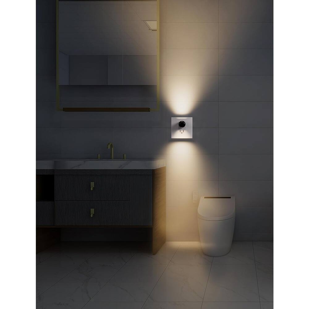 Alt View 1. RTMB - 6-Pack LED Night Lights, Soft White 3000K, Plug-In Sensor.