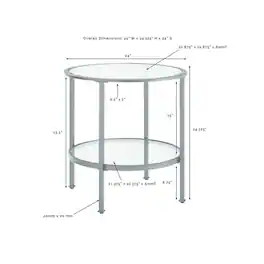 Crosley Furniture - Aimee Side Table - Oil-Rubbed Bronze