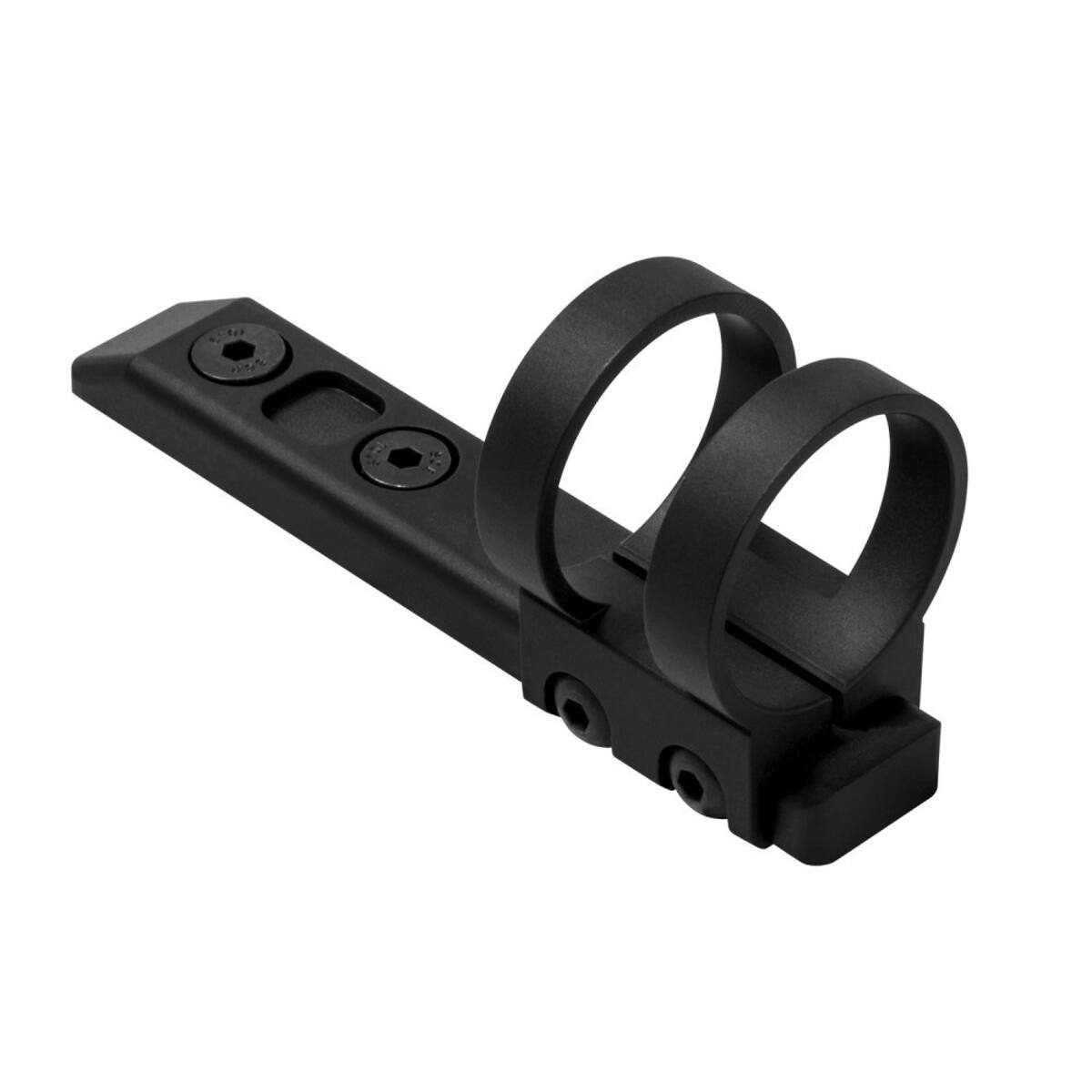 Alt View 1. NcSTAR - NcSTAR Vism Extended 1" Flashlight Ring Mount with KeyMod Mount, Black.