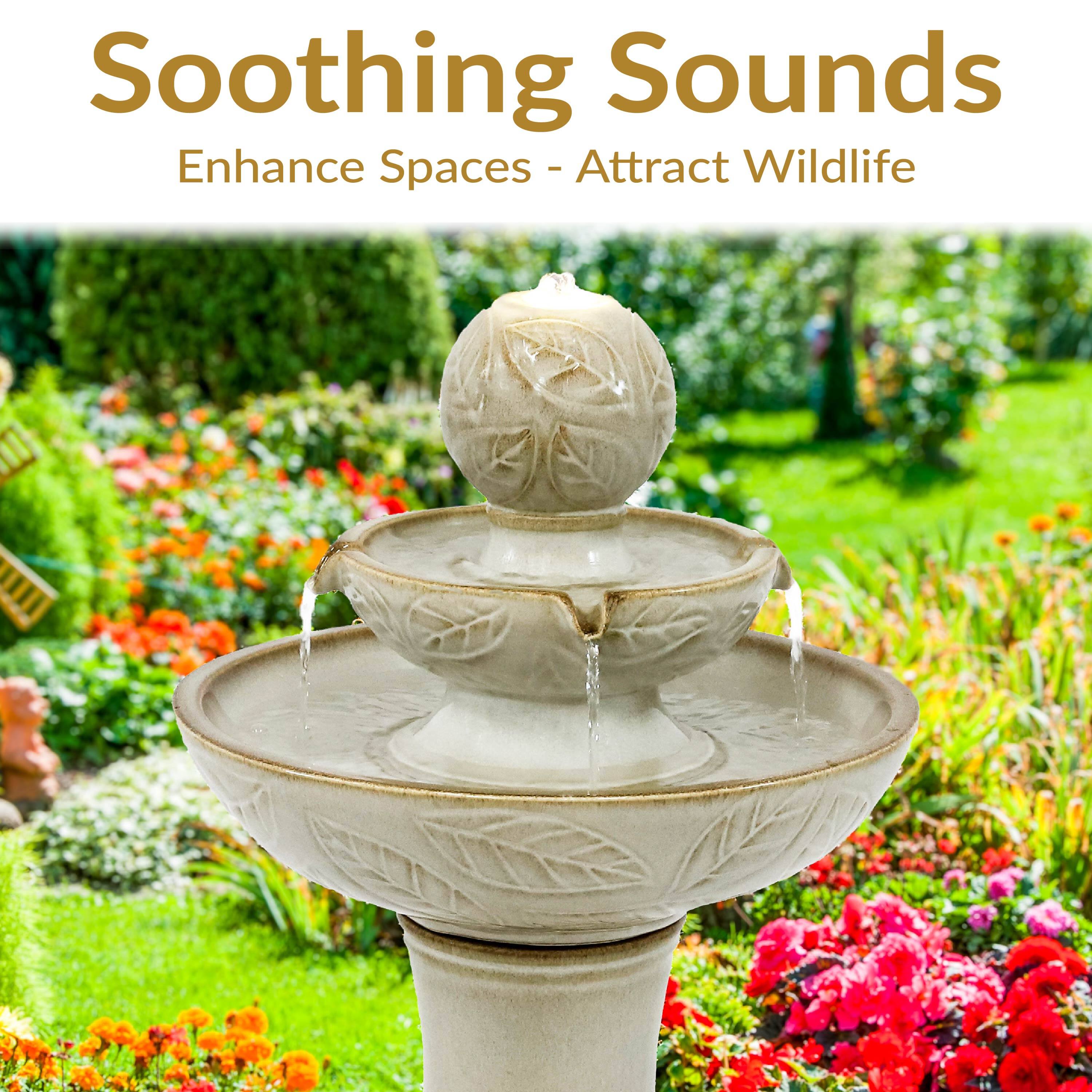 Soothing Sounds  
Enhance Spaces - Attract Wildlife