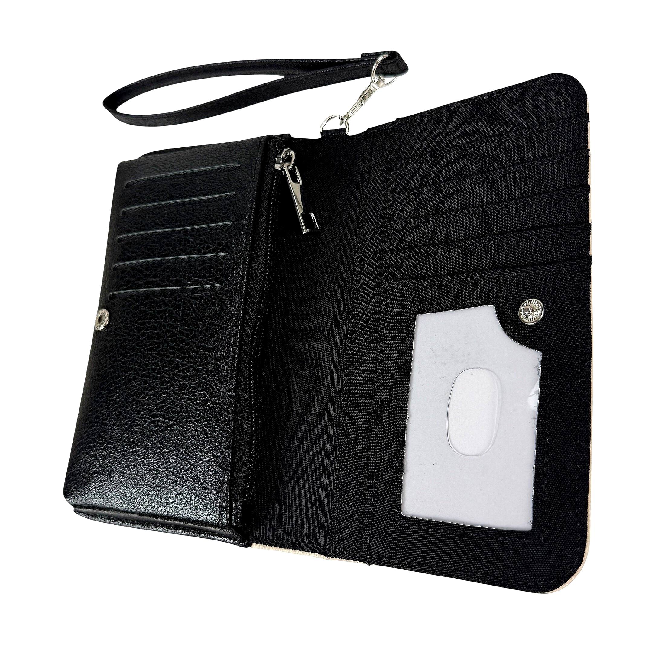 Alt View 4. Things2Die4 - Womens Bifold Wallet Winnie the Pooh Book Style RFID Vinyl 7 X 4.25 In - Beige.