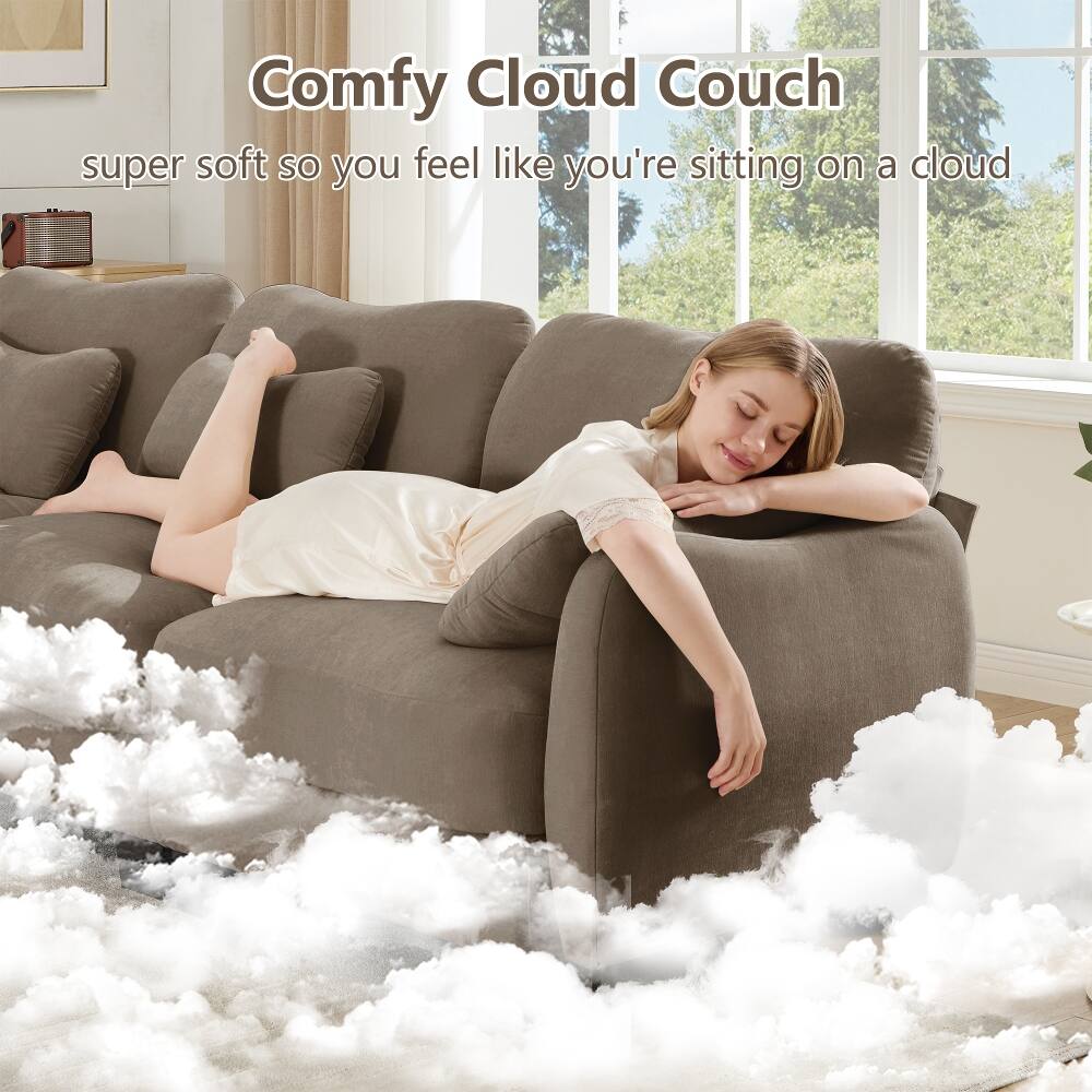 Comfy Cloud Couch  
super soft so you feel like you're sitting on a cloud