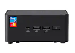 ASUS - NUC 14 Pro Mini Desktop (Intel Core 3 100U, 16GB DDR5, 1TB PCIe SSD, Intel Graphics, Win 11 Pro) - Black