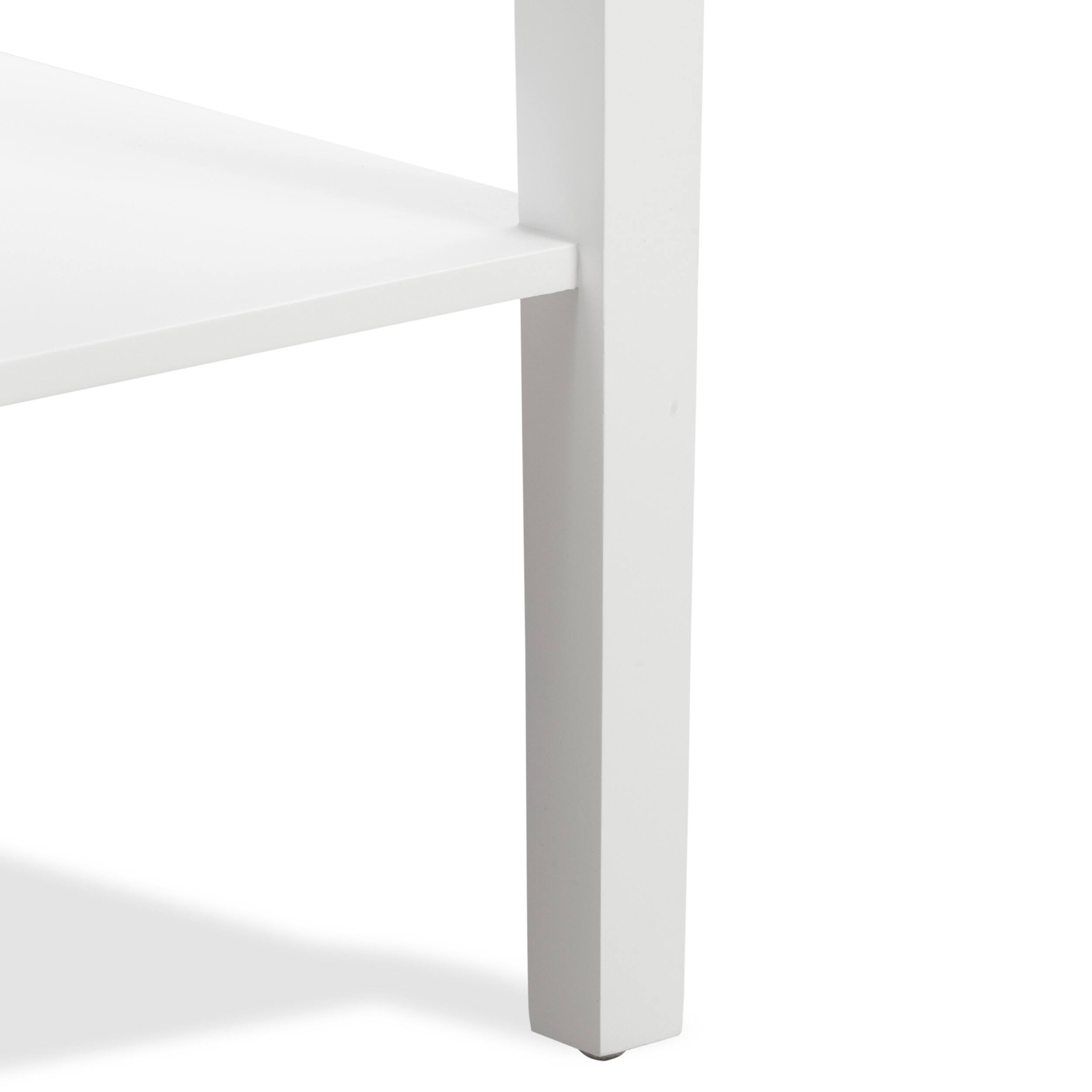 Alt View 20. Click Decor - Sloan Single Drawer Solid Wood Side Table - White.