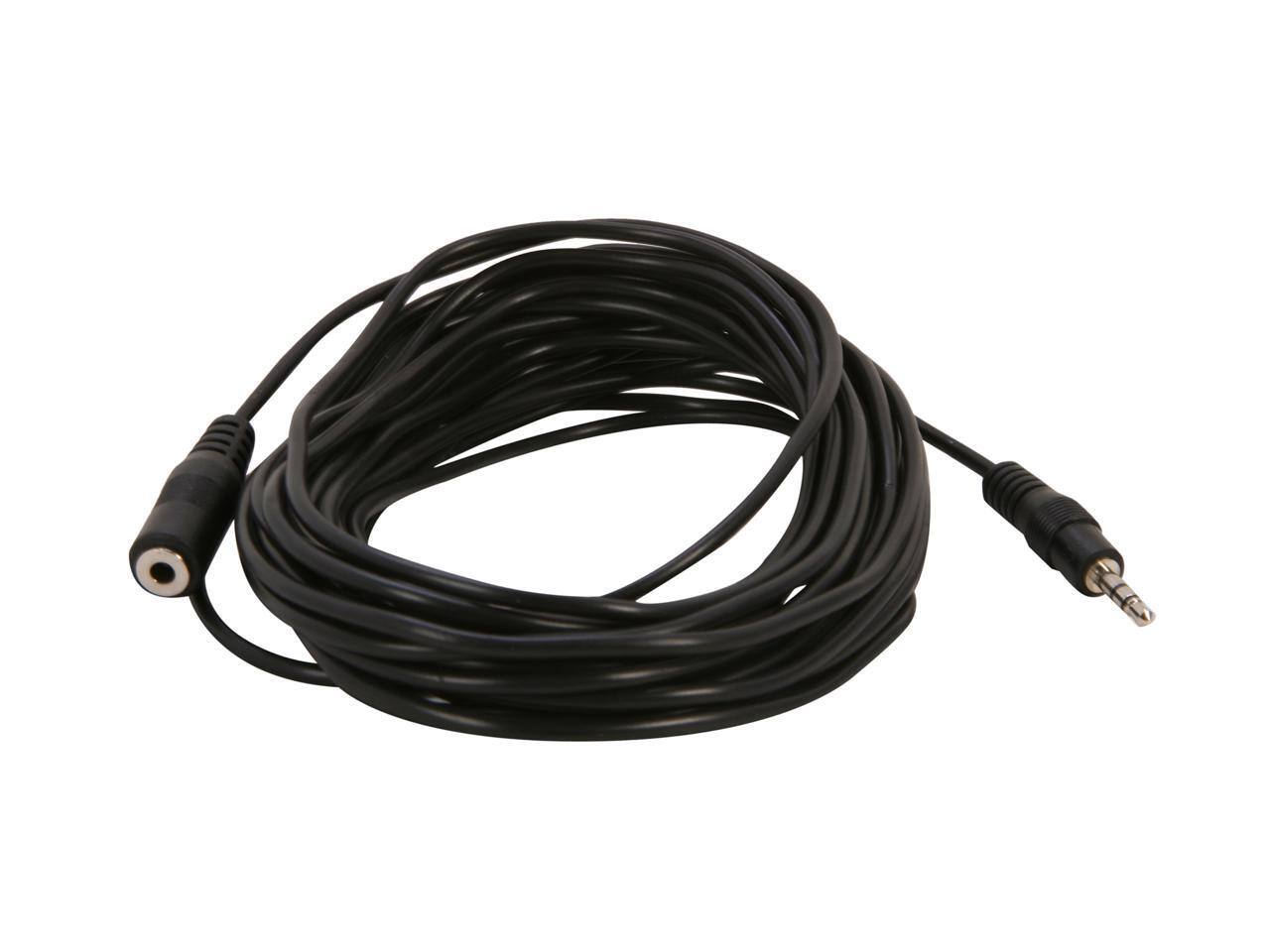 Alt View 1. Nippon Labs - Nippon Labs SPC-25MF 25 ft. Stereo Speaker Extension 25ft Cable M/F M-F 25 feet - Black.