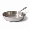 Front. Alva - Alva Maestro 5-Ply Stainless Steel Frying Pan - Silver.