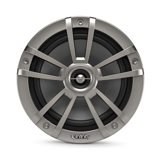 Angle. Infinity - INFINITY 622MLT 6.5" 2 way marine speaker with RGB lighting - Titanuim - Titanium.