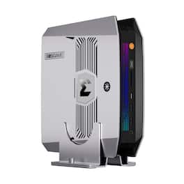 BOSGAME - M5 Mini PC, AMD Ryzen AI Max+ 395, 128GB LPDDR5X RAM, 2TB PCIe 4.0 NVMe SSD, Radeon 8060S, WiFi 7 - Silver