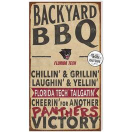 Jardine - Florida Tech Panthers 11" x 20" Indoor/Outdoor BBQ Sign - Brown