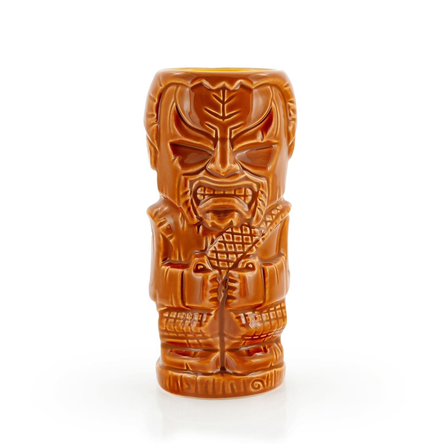Front. Star Wars - Geeki Tikis Star Trek: The Original Series Klingon Ceramic Mug | Holds 16 Ounces - Brown.