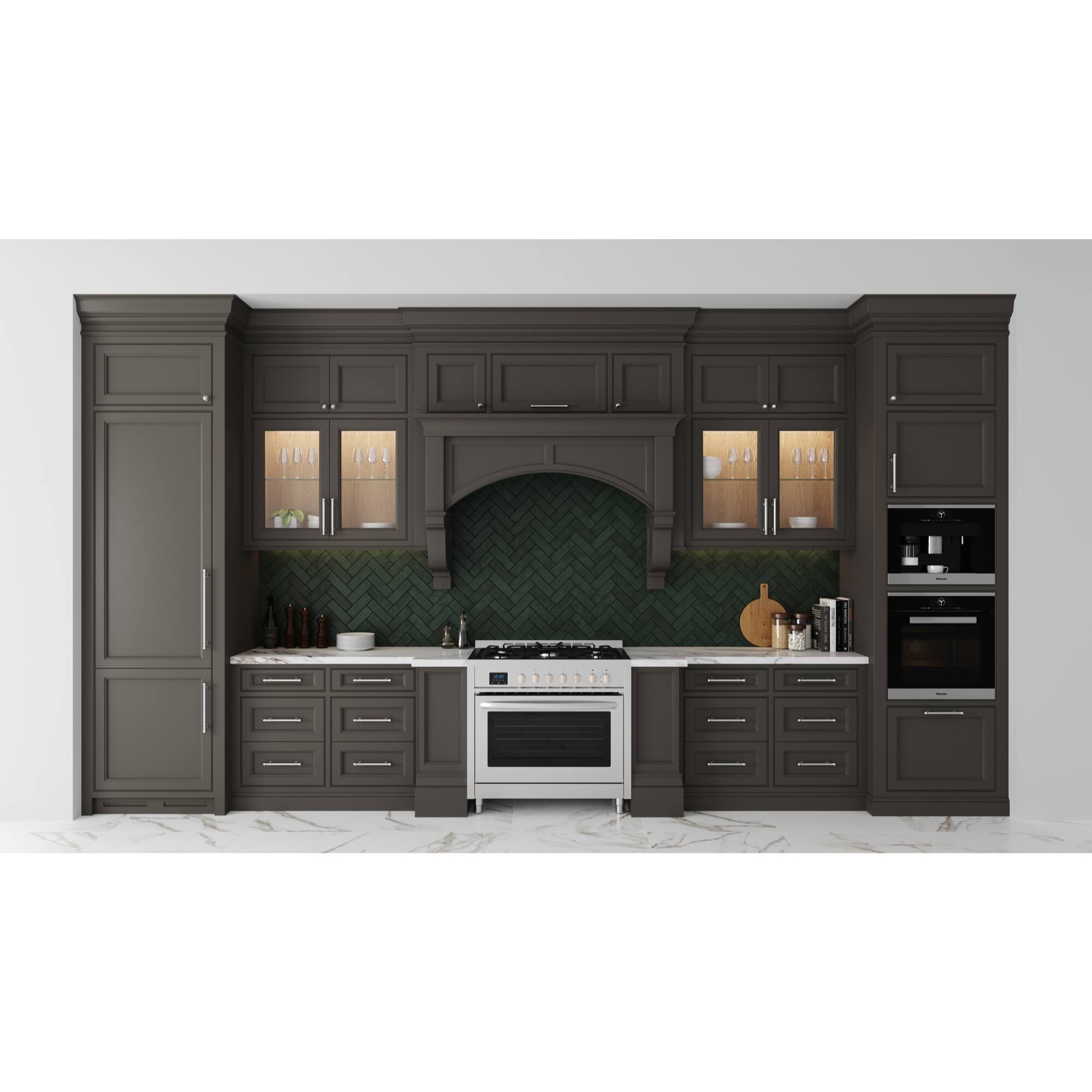 Alt View 9. Koolmore - 36 Inch Professional Dual Fuel range Stainless Steel with Legs - Stainless Steel.