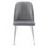 Angle Zoom. CorLiving - Nash Velvet Channel Tufted Side Chair - Gray.