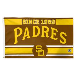 WinCraft - San Diego Padres 3' x 5' Single-Sided Franchise Establishment Deluxe Flag - Multicolor