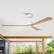 Alt View 1. Parrot Uncle - 52" Modern 3-Blade Ceiling Fan with Reversible DC Motor, 6-Speed, Remote Control, No Light - White.