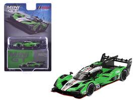 Mini GT - Lamborghini SC63 #63 Cairoli Caldarelli Grosjean Iron Lynx IMSA 12H Sebring 2024 Limited Edition 1/64 - Green, Black