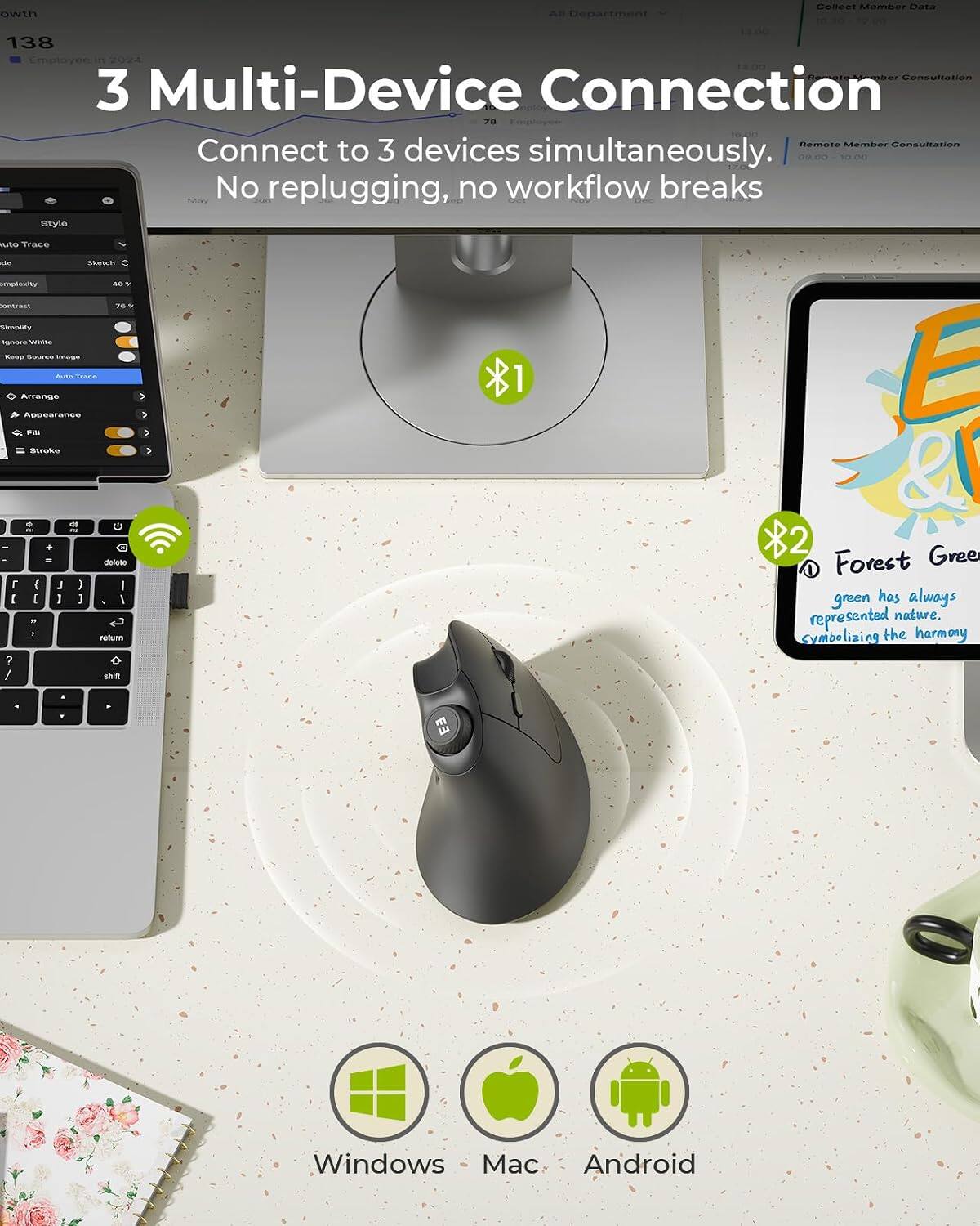 owth  
All Department  
Collect Member Data  
138 Employee in 2024 Consultation 3 Multi-Device Connection 76 Remote Member Consultation Connect to 3 devices simultaneously. 09.00 10.00 No replugging, no workflow breaks Style  
uto Trace de Shrish emplexity 00 5 Contract 7% 4 Simplify Ignore White Keep Source Image Trace Arrange Appearance PM Stroke 0 or PM + " delicto  I J } I I I I I I >> $3 Y naturn ? / shift  
1  
E & 82 Gree A Forest green has always represented nature. symbolizing the harmony  
E3  
Windows Mac Android