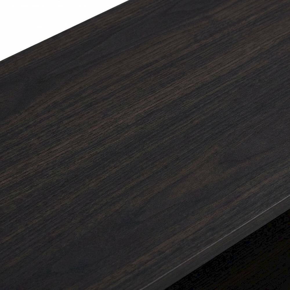 Alt View 1. FurniFact - Espresso Desk Top Organizing Shelf with Sturdy Wood Construction - Espresso.