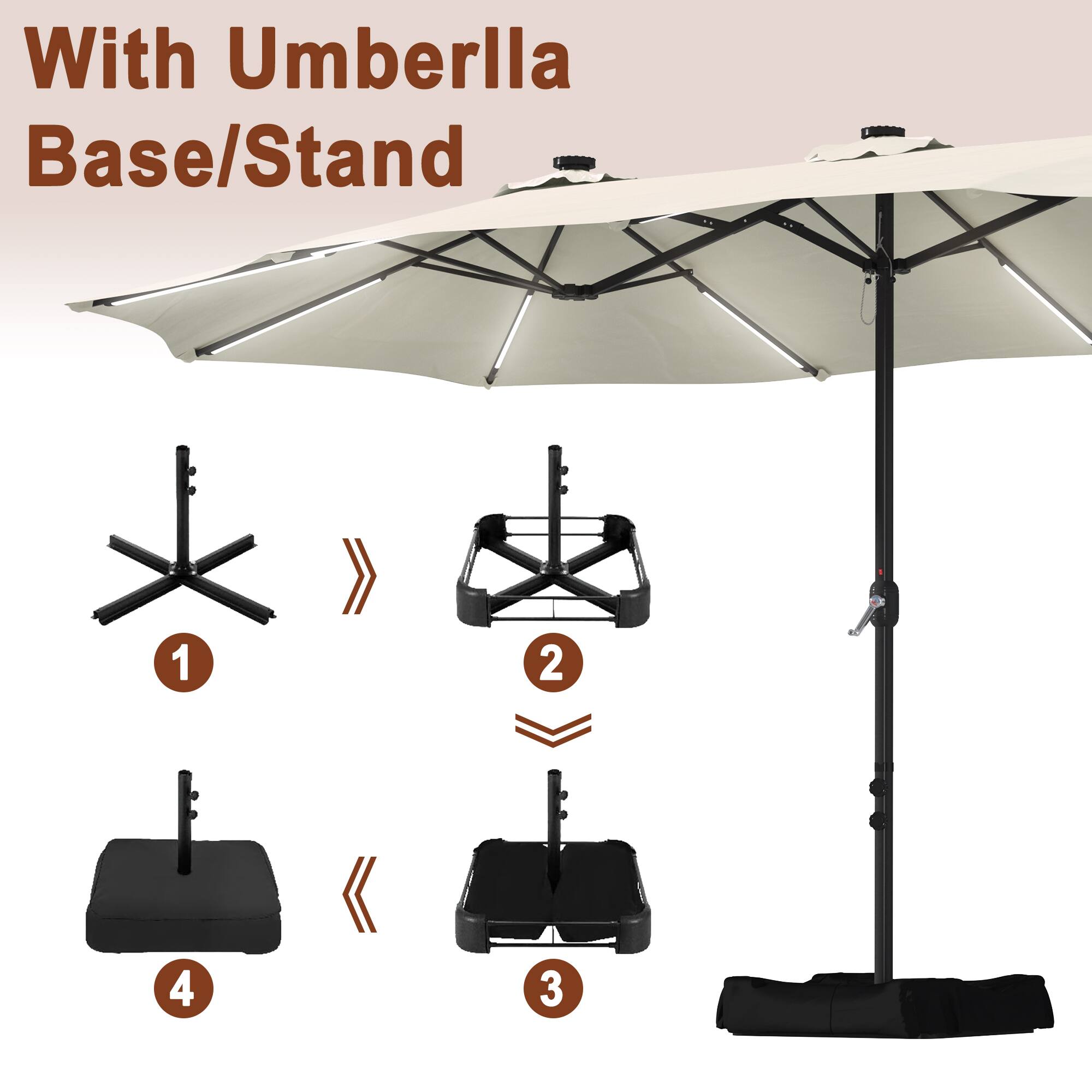 With Umbrella Base/Stand

1  
2  
3  
4