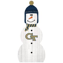 Fan Creations - Georgia Tech Yellow Jackets 31'' Snowman Leaner - White