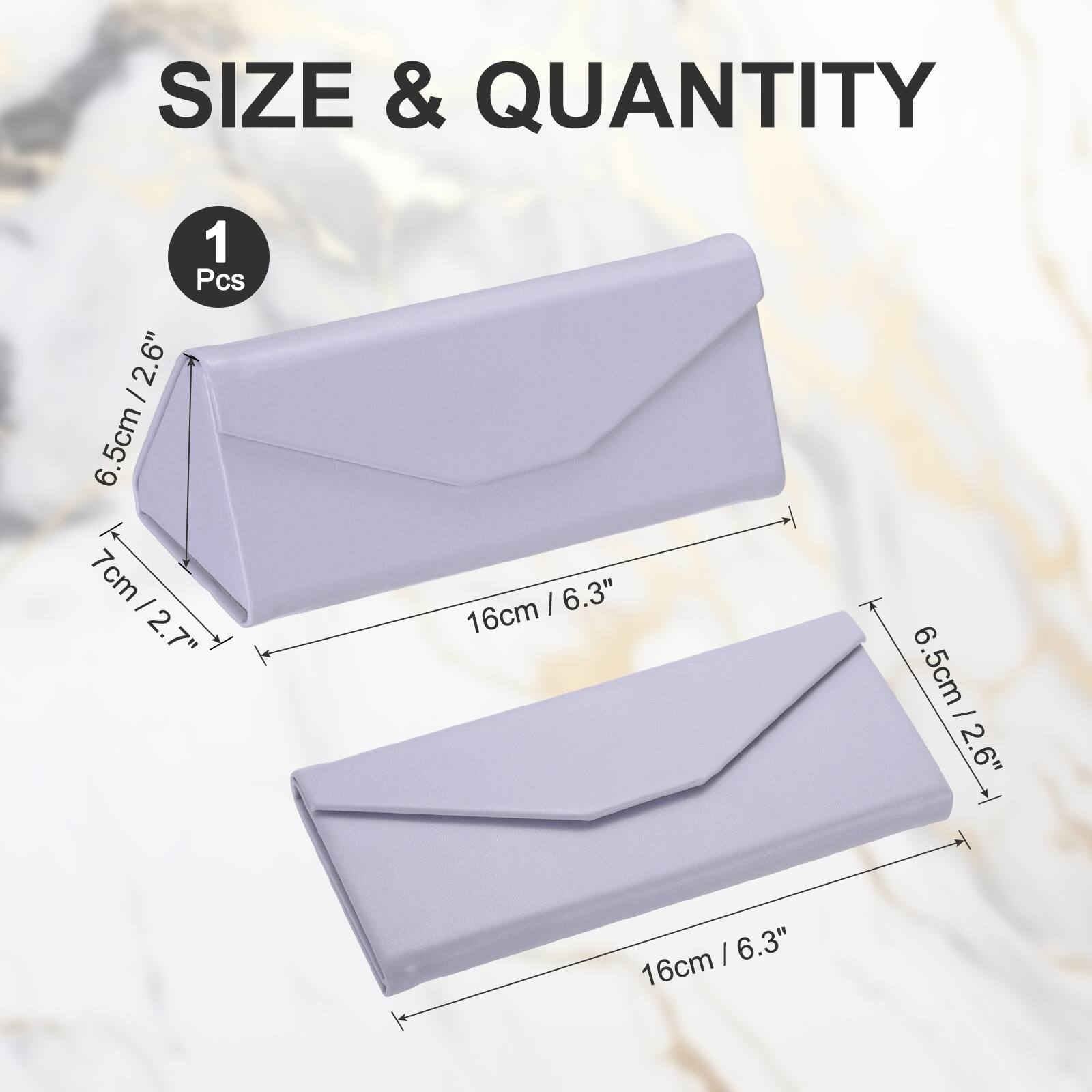 SIZE & QUANTITY

1 Pcs

6.5cm / 2.6"  
7cm / 2.7"  
16cm / 6.3"