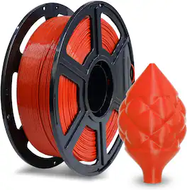 Flashforge - ABS Pro Filament 1.75mm 3D Printer Filament 1kg (2.2lbs) Spool-Dimensional Accuracy +/- 0.02mm - Red