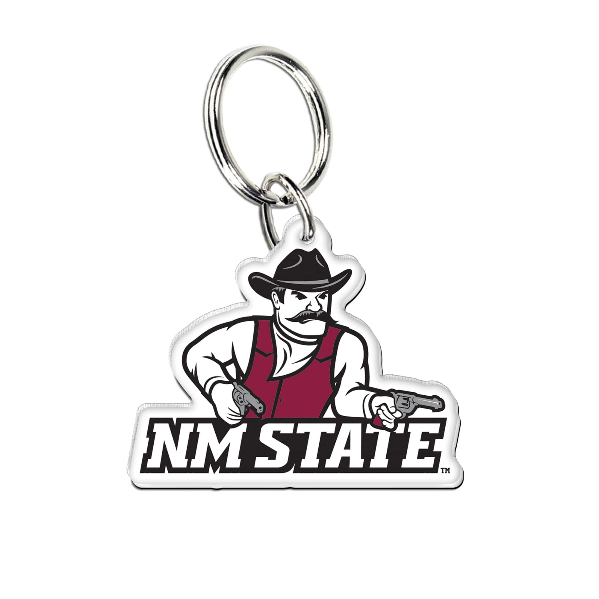 WinCraft - New Mexico State Aggies Premium Acrylic Team Key Ring - Multicolor