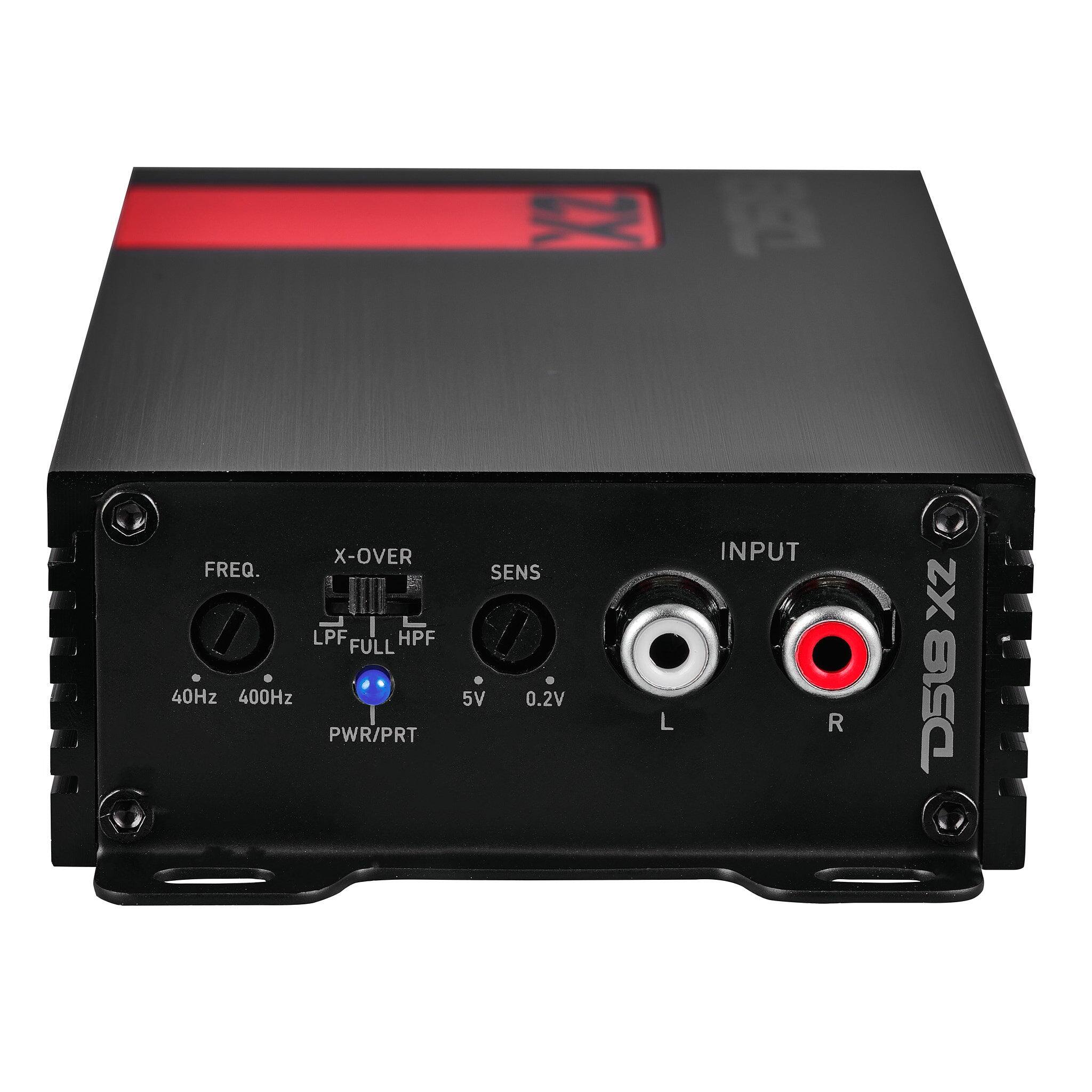X-OVER FREQ. LPF FULL 40Hz 400Hz PWR/PRT  
SENS 5V 0.2V  
L  
INPUT R  
X2 D518