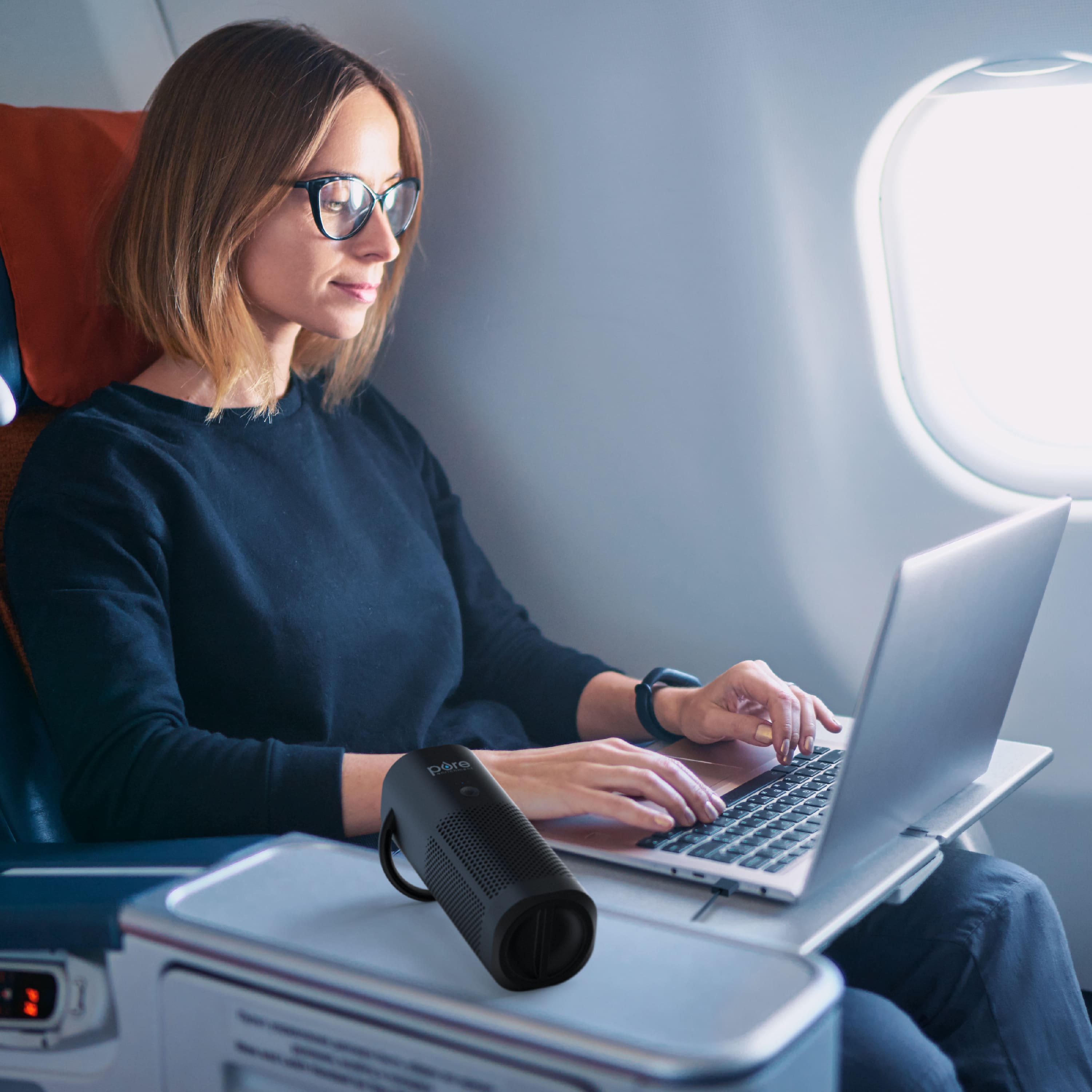 Alt View Zoom 11. Pure Enrichment - True HEPA Portable Air Purifier - Black.