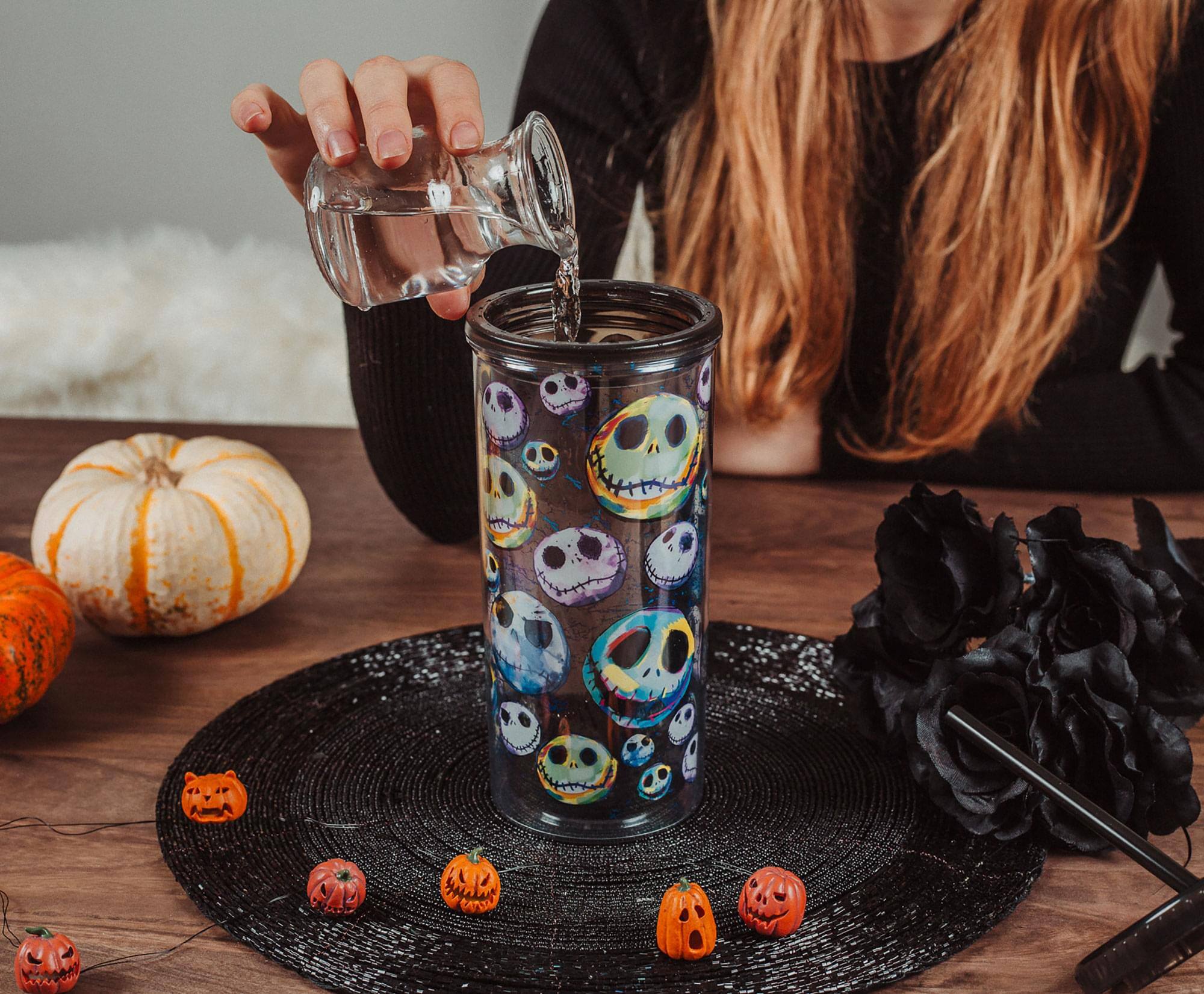 Alt View 10. Disney - Disney The Nightmare Before Christmas Jack Skellington Faces Carnival Cup - Black.