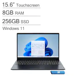 Lenovo - IdeaPad 1i 15.6" Full HD Touchscreen Laptop - Intel Core i5-1335U 2023 - 12GB Memory - 256GB SSD - Abyss Blue