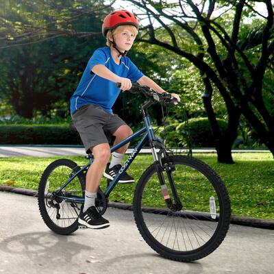 Costway 24 Inch Kids Mountain Bike for Boys Girls Aged 8+ Years Old with Suspension Fork Navy HCST10006 - Best Buy Costway 24 Inch Kids Mountain Bike for Boys Girls Aged 8+ Years Old with Suspension Fork Navy HCST10006 - Best Buy