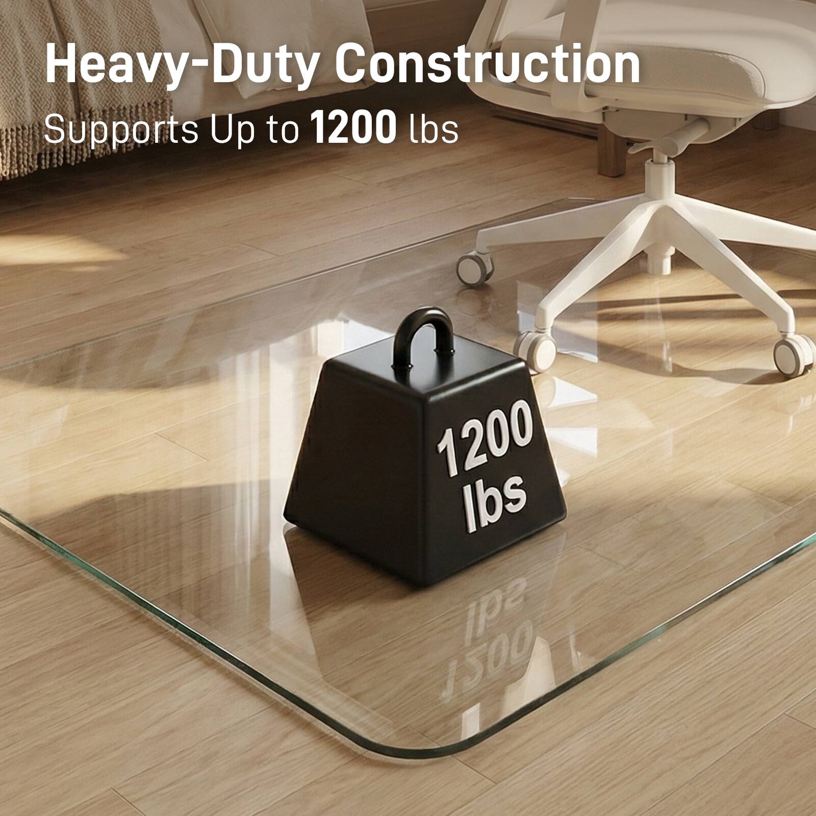 Heavy-Duty Construction Supports Up to 1200 lbs