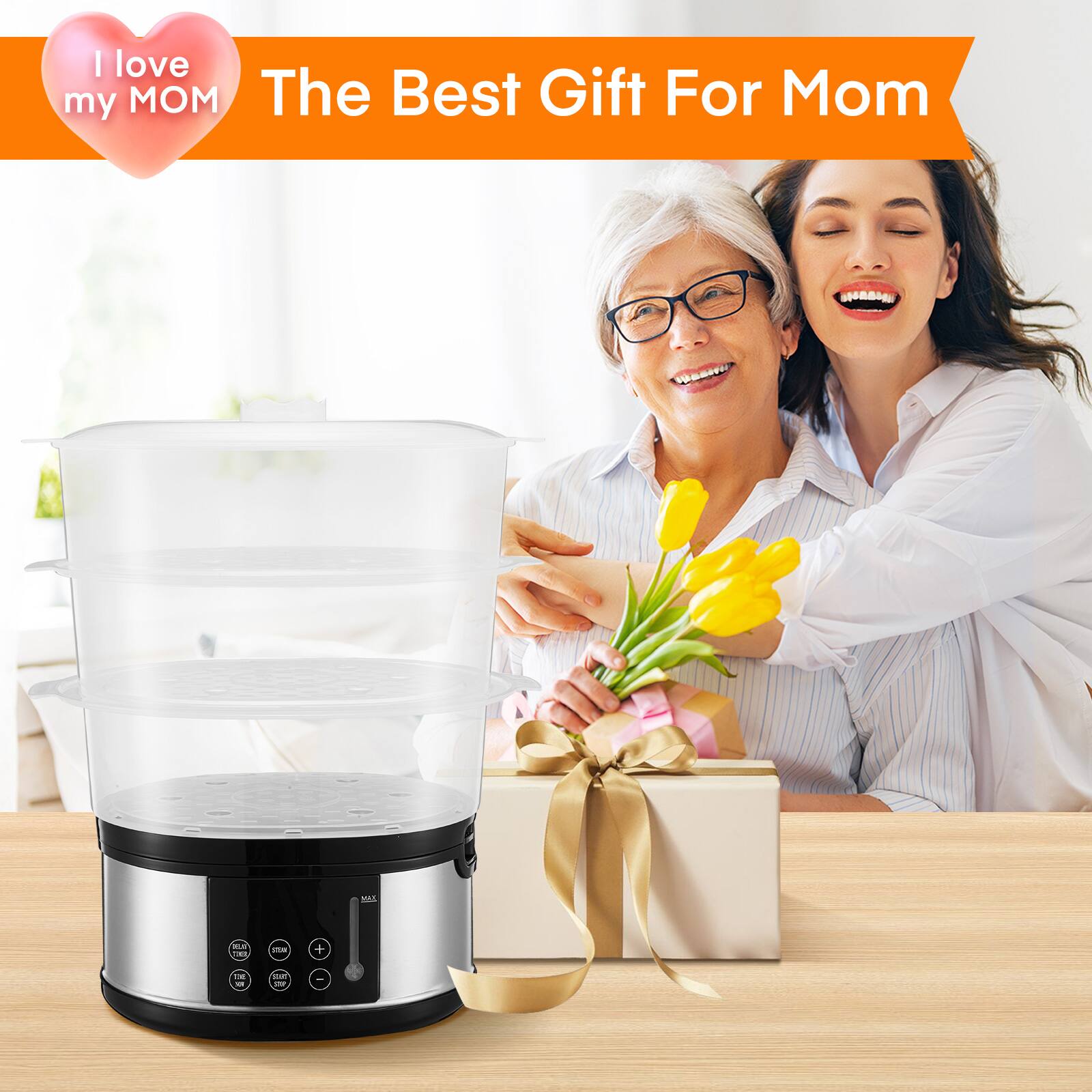 I love my MOM  
The Best Gift For Mom