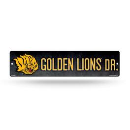Rico Industries - Arkansas Pine Bluff Golden Lions 16" Street Sign for garage, office, man cave or any wall - Multi