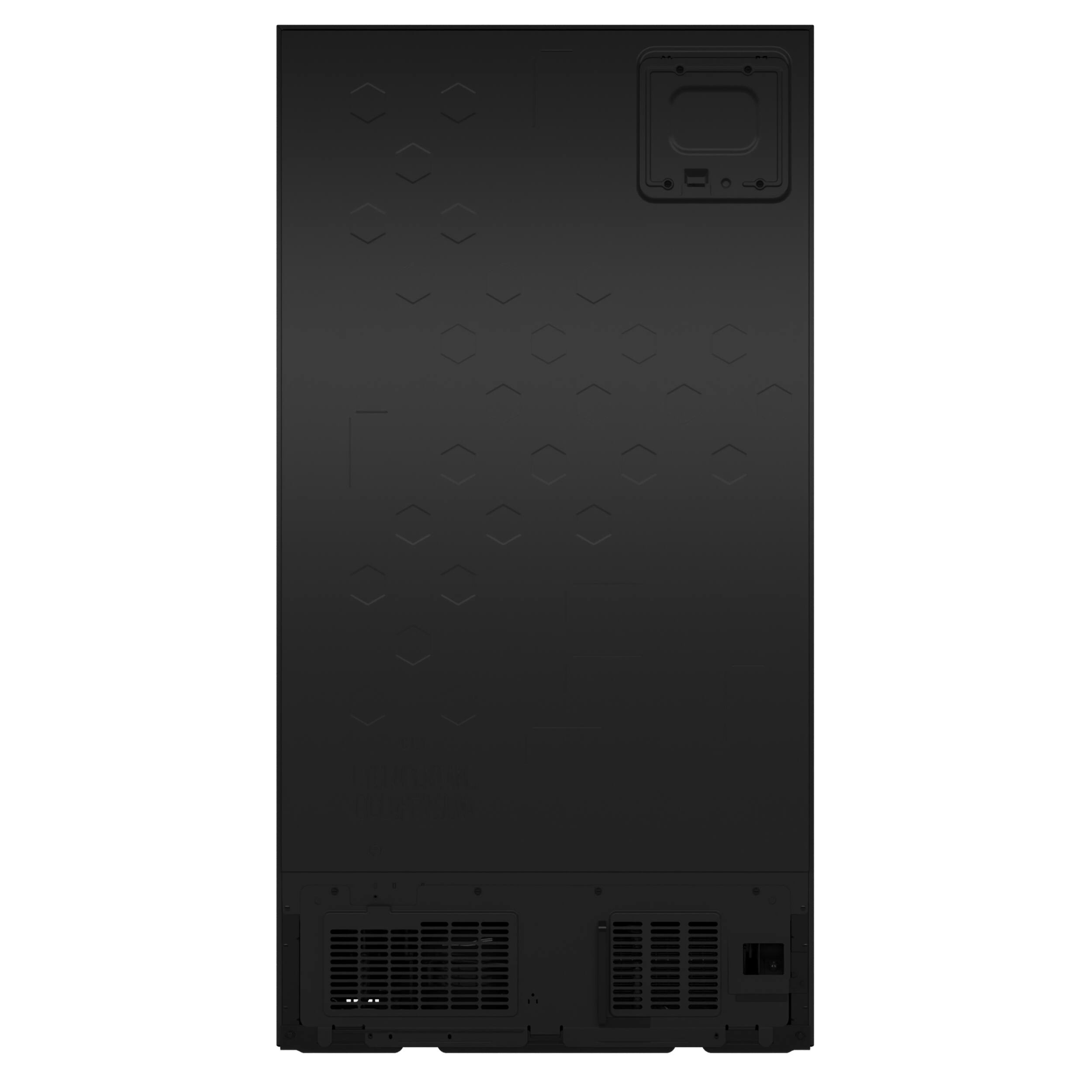 Alt View 29. GE - 36 in. Wide 27.9 Cu. Ft. Side-By-Side Refrigerator with Extra Tall Dispenser and In-Door Icemaker - Slate.