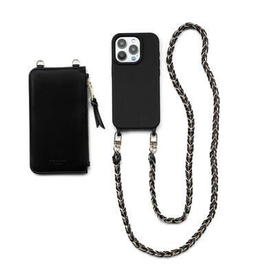 Corde Cases 3 Piece Crossbody Phone Case Set Black - Best Buy Corde Cases 3 Piece Crossbody Phone Case Set Black - Best Buy