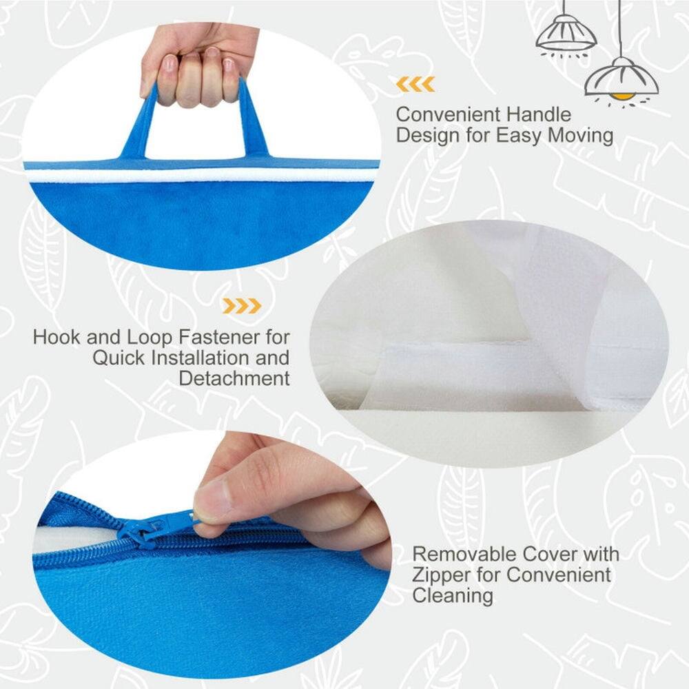 - Convenient Handle Design for Easy Moving
- Hook and Loop Fastener for Quick Installation and Detachment
- Removable Cover with Zipper for Convenient Cleaning