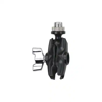 Front. Gibraltar Hardware - Dual Adjust Microphone Mount Male, Gives you Flexibility When Using a Microphone Stand as a Base, Microphone Holder.