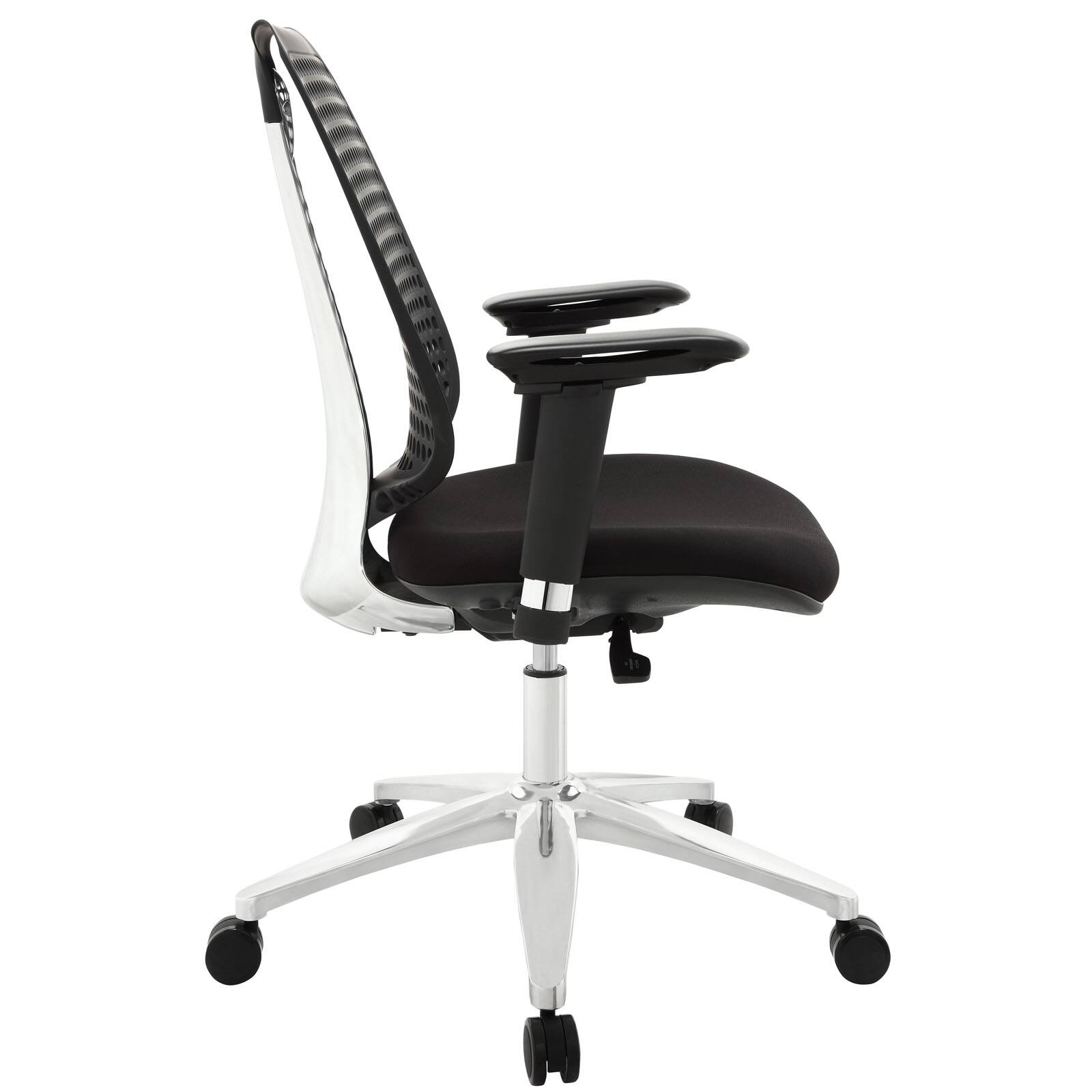 Back. Modway - Reverb Premium Office Chair by Modway - Black.