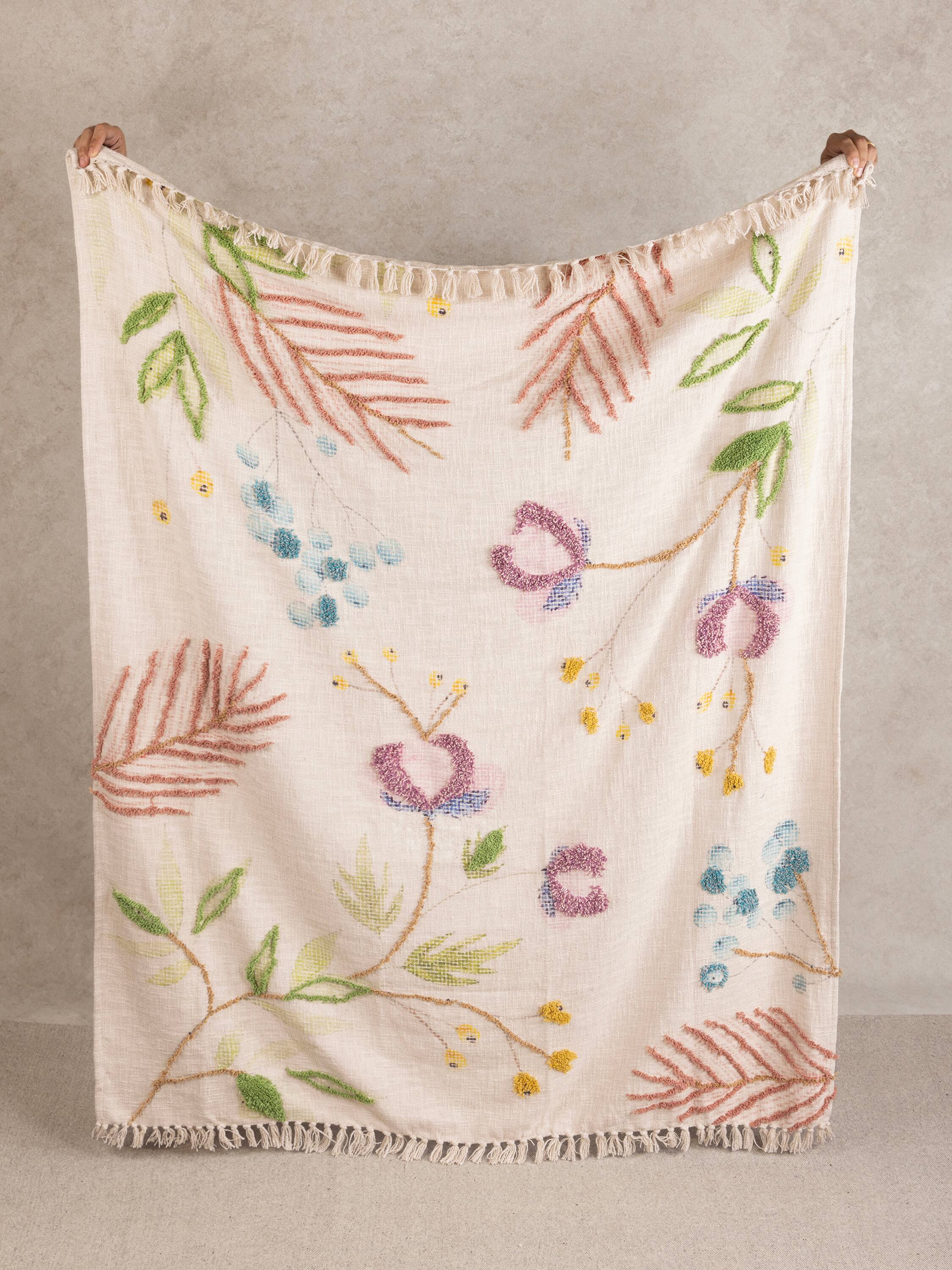 GAURI KOHLI - Bahara Throw Blanket - Multicolored