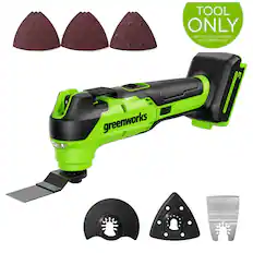 TOOL ONLY
BATTERY AND CHARGER SOLD SEPARATELY
3 greenworks