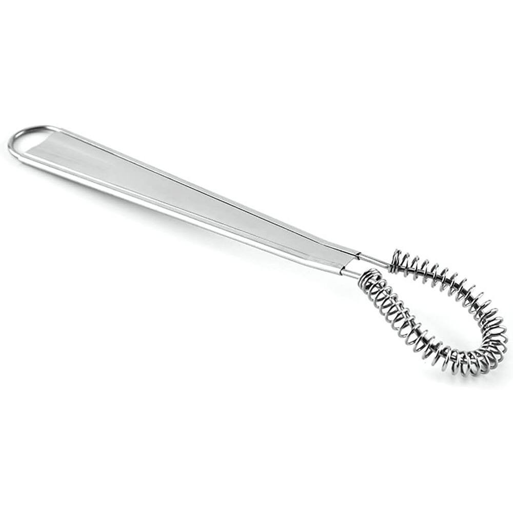 Alt View 4. RTMB - 2-Pack Stainless Steel Mini Whisks, Handheld for Sauce, Eggs & Coffee - silver.